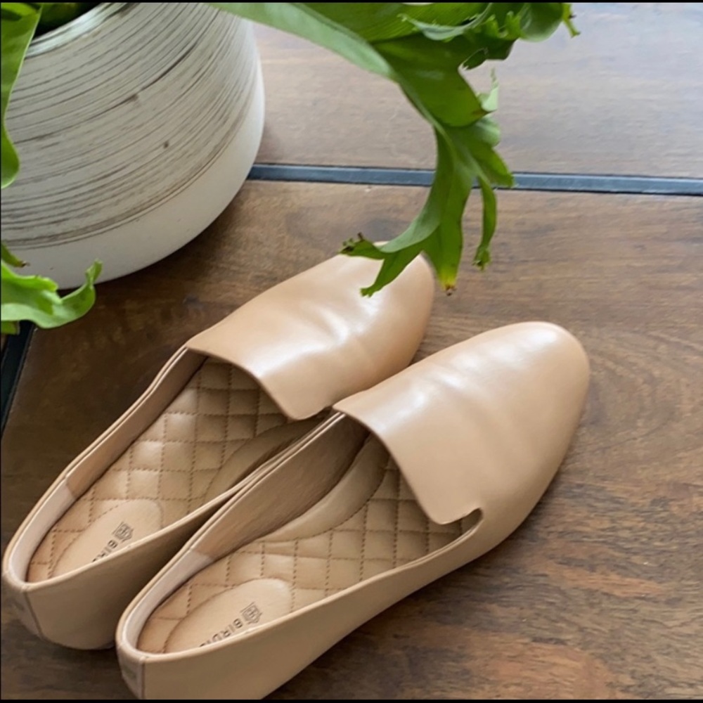 Birdies Starling Leather Flat Taupe